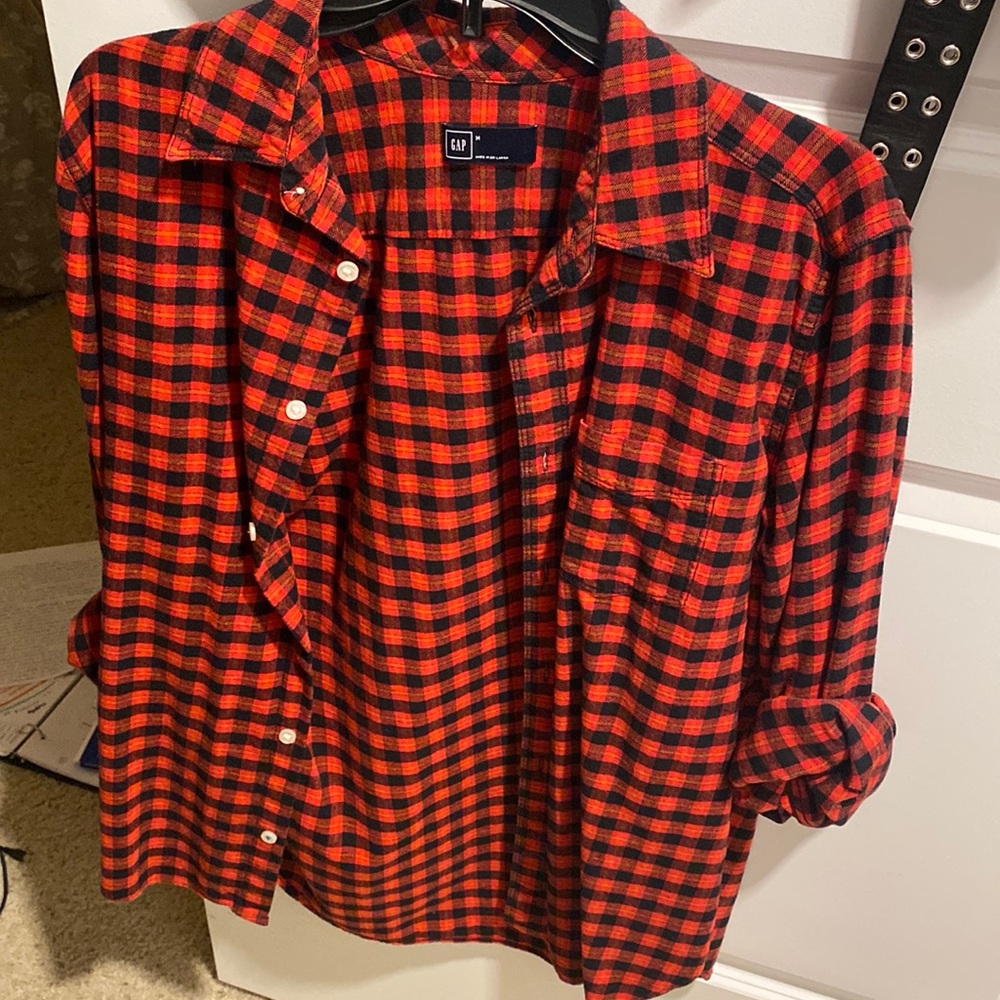 Gap red flannel